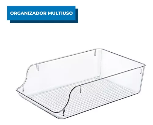 Organizador de ropacaja Mood Armazenar Mantimentos Cozinha Organizador  tamaño 1,1 litros con 0 divisores color transparente