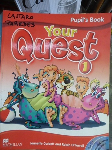 Your Quest 1 - Pupile's Book - Sin Cd - Macmillan - 2013