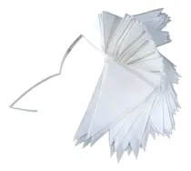 Comprar Banderines De Friselina Color Blanco 20 Mts