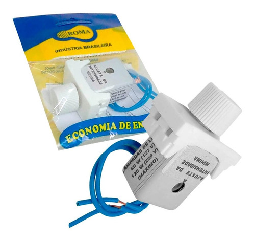 Imagem 1 de 7 de Kit 2 Dimer Rotativo Led Branco Bivolt 240w Pial Plus 4x2