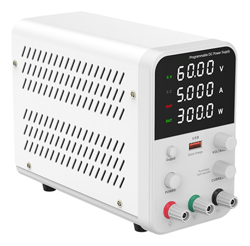 Fuente De Alimentación Regulada, Pantalla Digital Usb, 60 V,