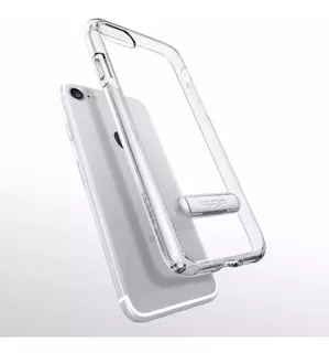 Funda Case Spigen Crystal Hybrid iPhone XS /pie Apoyo Metal