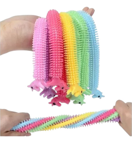 10 Pulseras Pop Its Sensorial Juego Para Niños Elastica