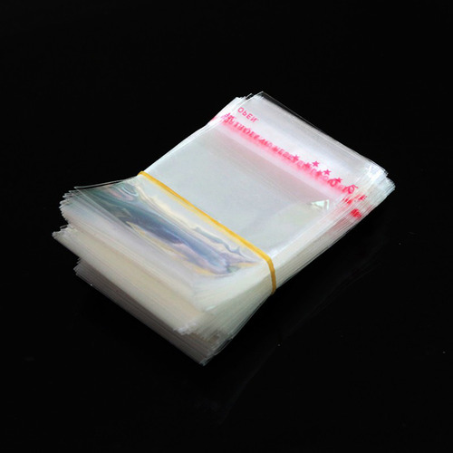 400 Bolsas Opp Transparentes Autoadhesivas De 6 X 8 Cm Con E