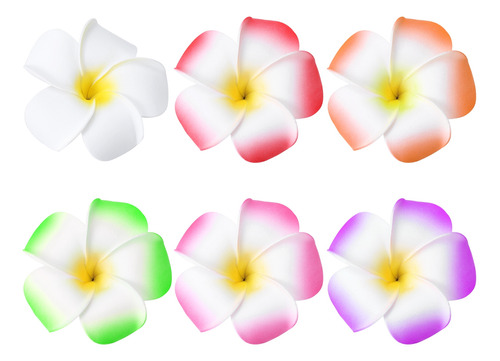 Clipes De Cabelo De Flores Havaianas, 12 Peças De Acessórios