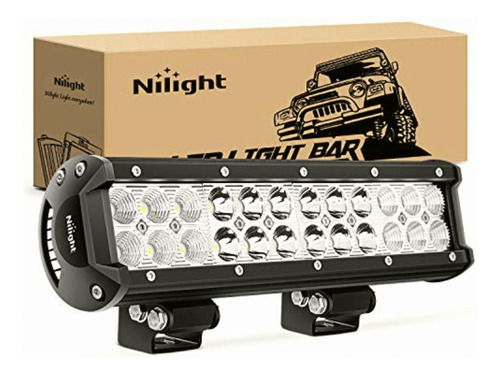 Nilight Led Barra De Luz 30,5 cm 72 w Led Foco De Luz De