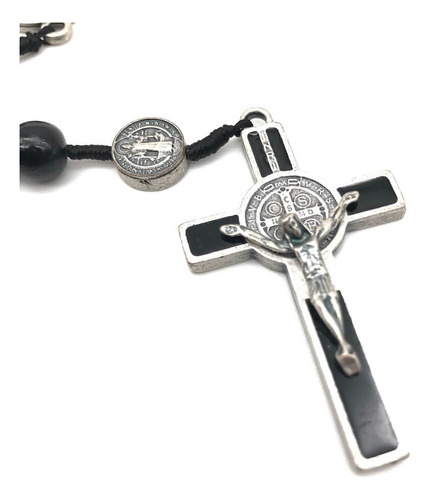Colar Terço Masculino Madeira São Bento