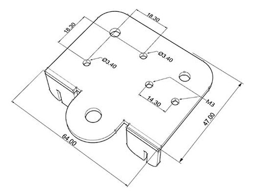 Huayuwa Placa Carro Metal Repuesto Para Creality Cr 10 10s 3