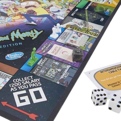 Hasbro MONOPOLY RICK AND MORTY EDITION RICK AND MORTY EDITION F4247 Inglés