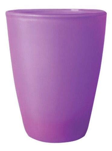 Vaso Alto Vidrio Pampa Flúo Durax 400 Cc X 6 Unidades Color Color Violeta
