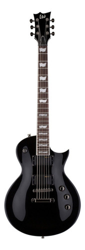 Guitarra eléctrica LTD EC Series EC-331 eclipse de caoba negra brillante con diapasón de palo de rosa