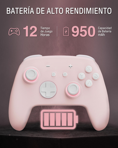 Funlab Firefly Switch Control Pro Para Nintendo Controller Color Rosa