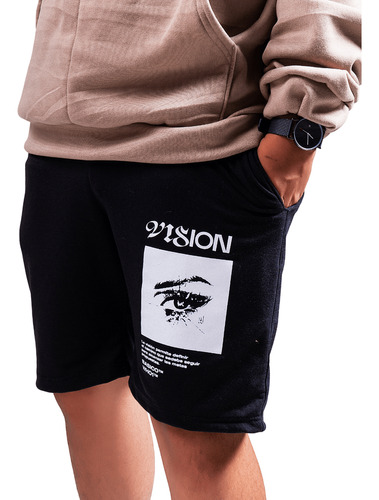 Short Negro Vision/// Basico Clothes