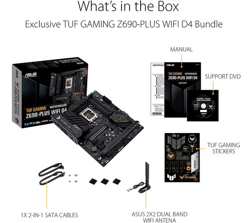 Asus Tuf Gaming Z690-plus Wifi D4 Lga1700 (intel De 12ª Gene