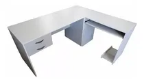 Comprar Escritorio De Oficina En L De 1,65x1,35. Puesto De Trabajo Esquinero Con 2 Cajones. En 18 Mm, Primera Calidad. 