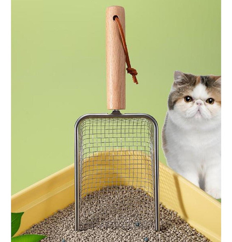 Recogedor De Arena Portátil Con Mango, De Arena Para Gatos,