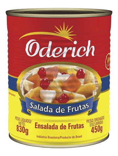 Salada de Frutas em Conserva Oderich Lata 450g