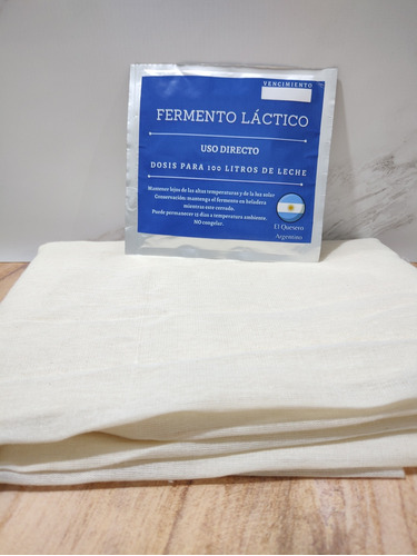 Fermento Para Elaborar Yogur ( Griego) + Lienzo 1x1,5 Lineal