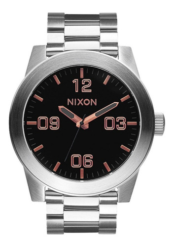 Reloj Nixon A3462064 Corporal Ss 10 Atm 100% Acero Pvd