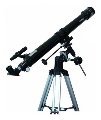 Telescópio Greika Equatorial 675x Refrator 90070 Com Bolsa 