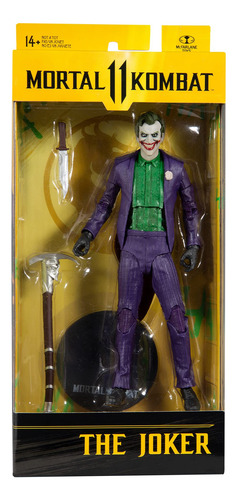 Figura De Acción Mcfarlane Toys Mortal Kombat The Joker 7