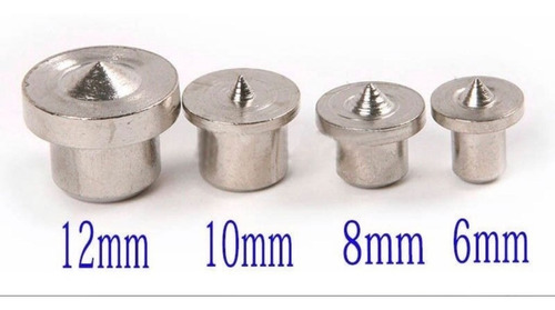 Imagen 5 de 8 de Marcadores De Metal Para Tarugos Madera Muebles Carpintería