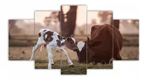 Comprar Quadro Decorativo Vacas Fazenda Roça Quarto Sala Promoção