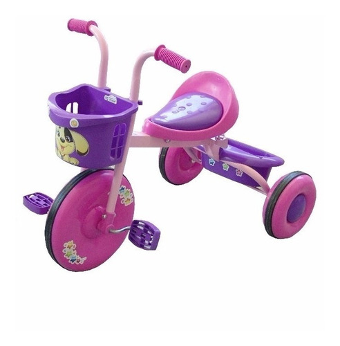 Triciclo Bambino Infantil Niño Niña 3 Colores Montable Azul