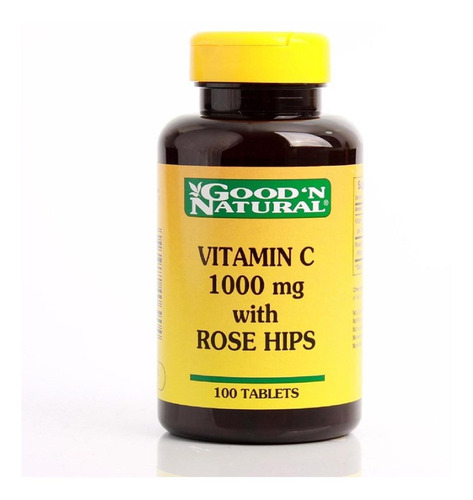 Vitamina C 1000mg Rose Hips X 100 Tab Good`n Natural