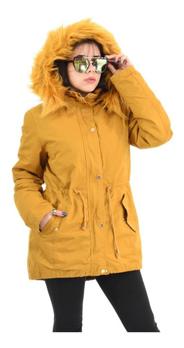 Campera Parka Mujer 2en1 Impermeable Gabardina Invierno 2020