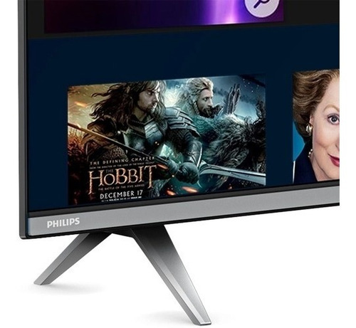 Imagem 5 de 5 de Smart Tv Philips 58 Polegadas Series 58pug6654/78 Led 4k