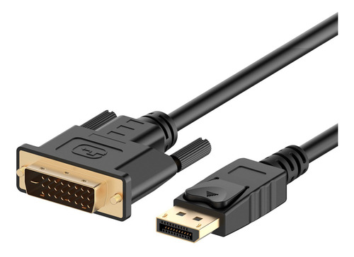 Cabo Displayport (dp) Para Dvi, Banhado A Ouro, 6 Pés