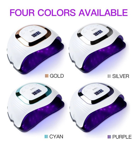 Lampara De Uñas Secadora Y11 Professional Led/uv 168w Nail