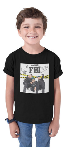 Playera Picus Fbi Música Piculines Reggaetón Juvenil Flow