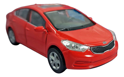 Kia Cerato Rojo Carro A Escala 1/36 Marca Welly