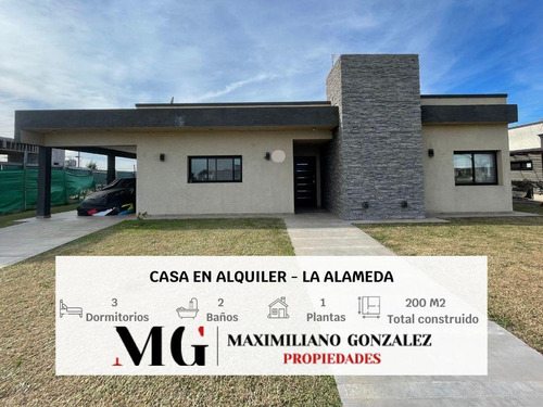 Casa En Alquiler - La Alameda, Canning - Ezeiza