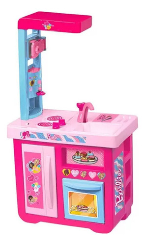 Cozinha Infantil De Brinquedo Master Barbie Chef Cotiplás