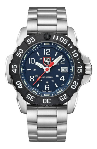 Reloj De Pulsera Luminox Para Hombre Plata Xs.3254.cb