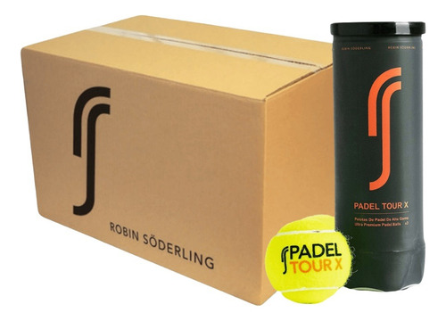 Caja De Pelotas Robin Soderling Padel Tour X - 24 Tarros