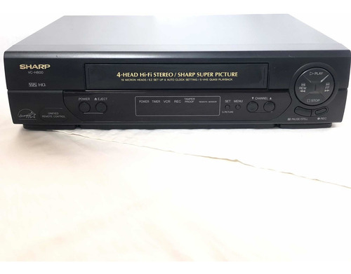 Imagen 2 de 10 de Videocasetera Vhs Sharp Vc-h800