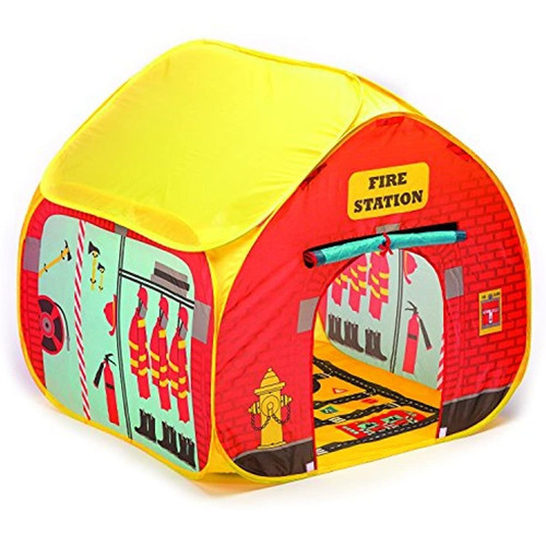 Fun2give Pop-it-up Firestation Con Casa De Juego Playmat Pla