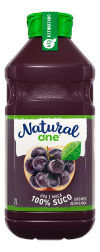 Suco de uva e maçã  Natural One  Ambiente líquido sem glúten 2 L 