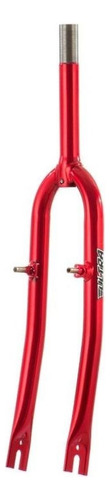 Garfo Aro 24 Ultra Bike Em Aço Carbono Cor Vermelho