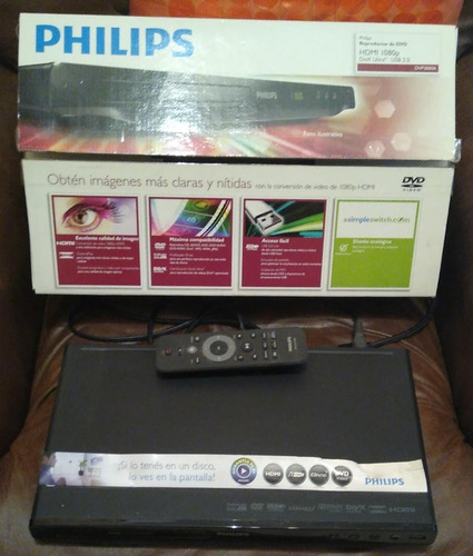 Dvd Philips C/control:hdmi Mod Dpv 3880k Divx Usb 2.0 C/nuev