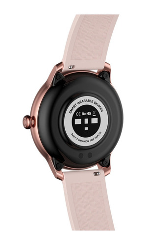 Imagen 4 de 4 de Smartwatch Kieslect L-Series Lady Smart Watch 1.09" caja de aleación de aluminio rosa claro, malla rosa claro de silicona L11