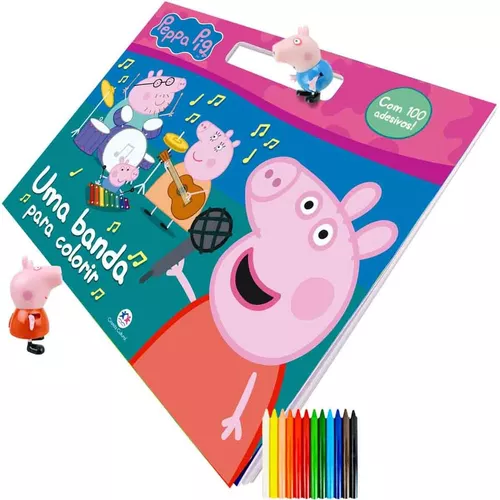  Peppa Pig: uma Banda Para Colorir: 9788538083948: Ciranda  Cultural: Books