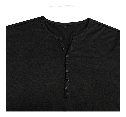 Camiseta Casual Lisa De Manga Corta Completa De Algodón