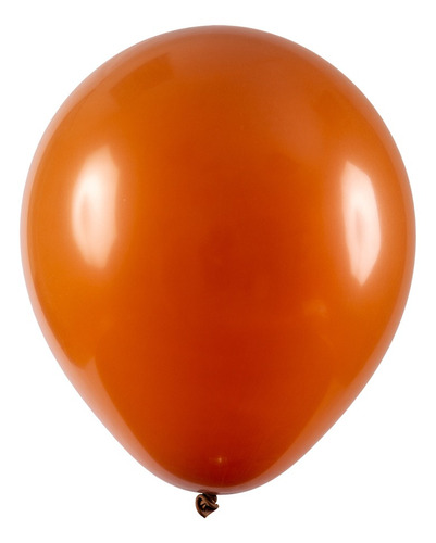 Balão Redondo Profissional Liso - Cores - 9 23cm - 50 Un. Cor Caramelo