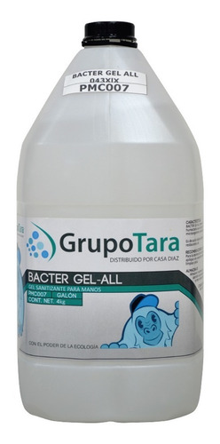 Bacter - Gel Sanitizante Antibacterial Base Alcohol 95%