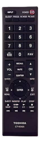 Nuevo Ct90325 Led Tv Control Remoto Para Un Toshiba 32c100u2